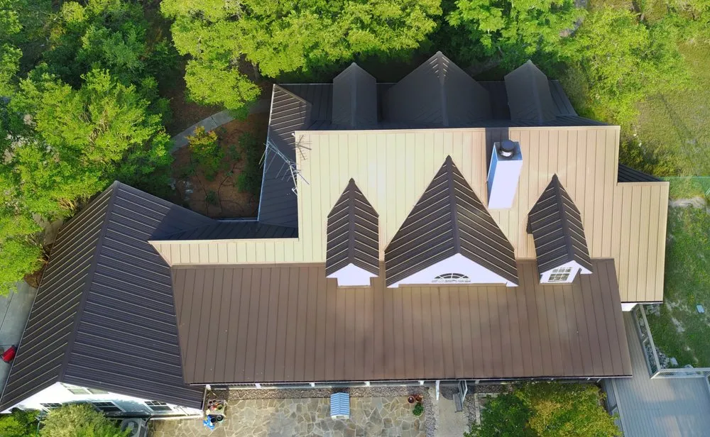 Slide of Green Knight Metal Roofing