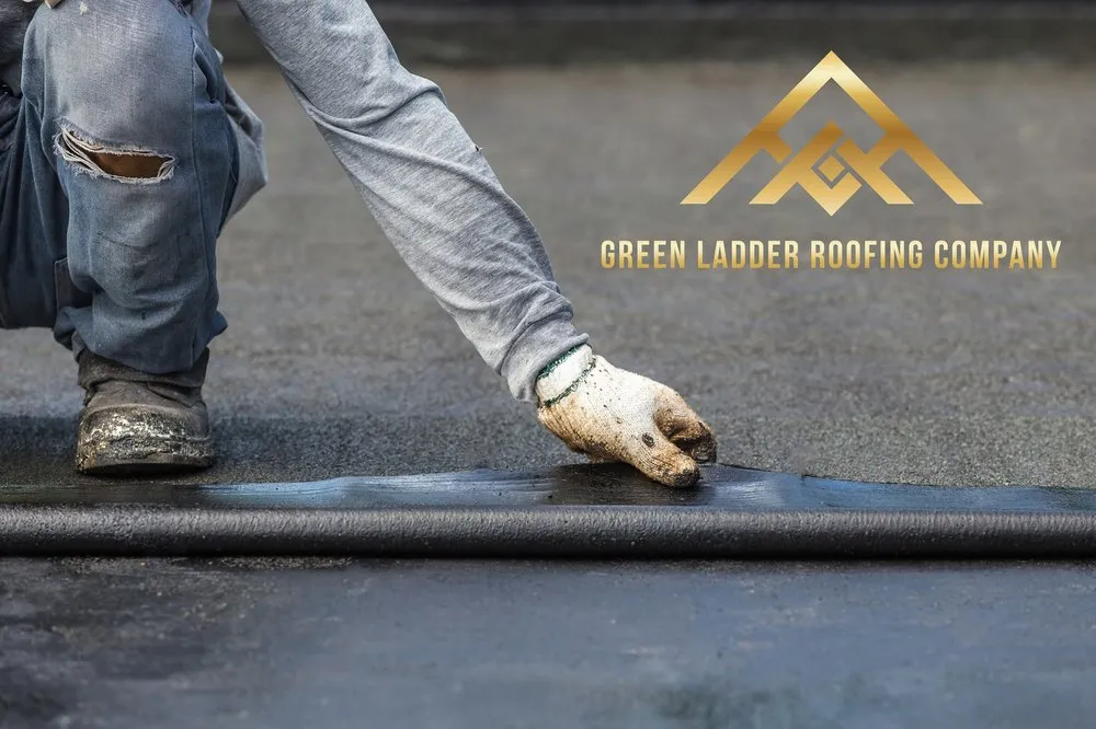 Slide of Green Ladder Roofing