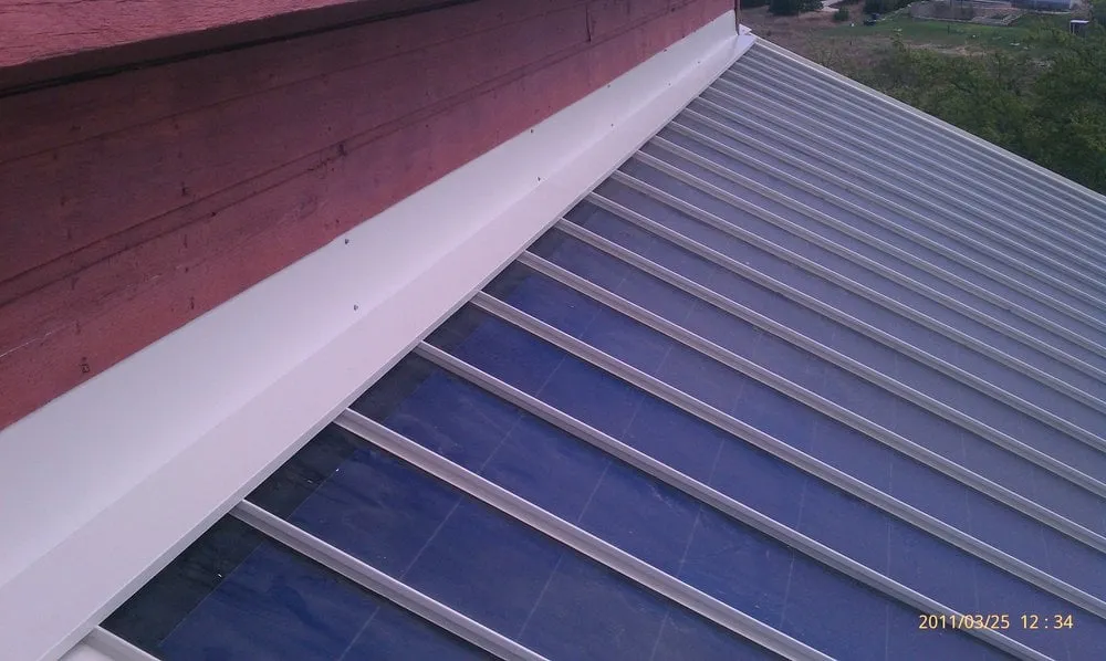 Slide of Green Metal Roofing