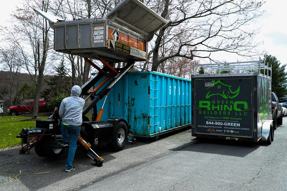 Slide of Green Rhino Roofing and Siding