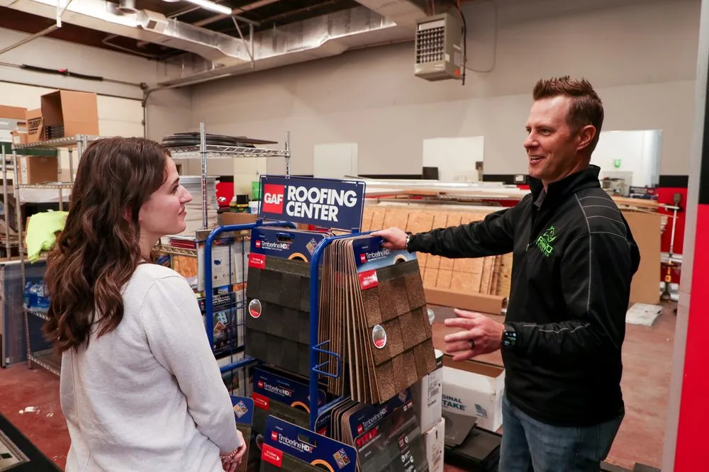 Slide of Green Rhino Roofing and Siding