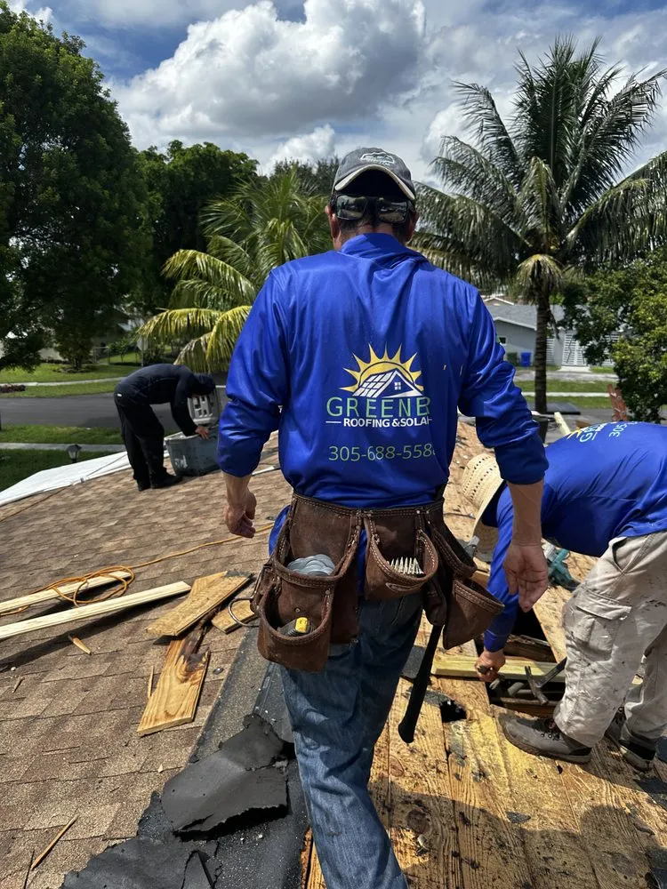 Slide of Greener Roofing and Solar