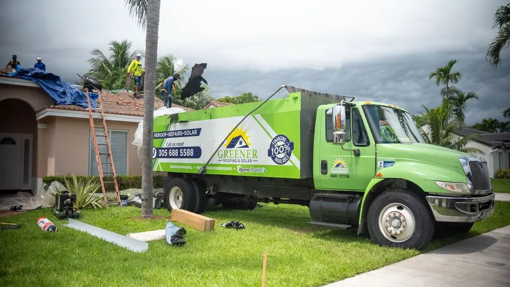 Slide of Greener Roofing and Solar