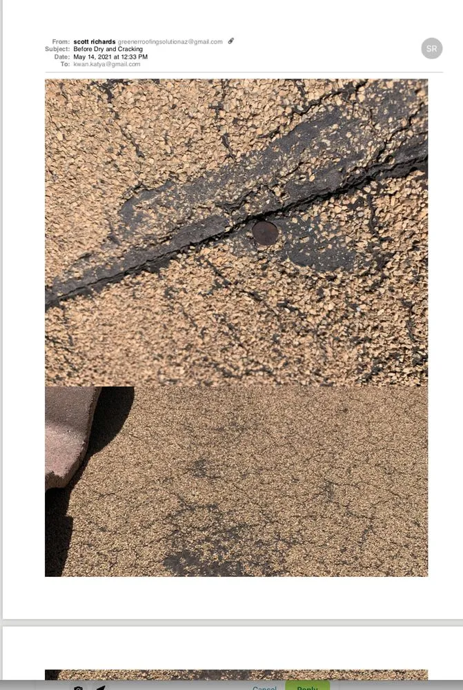 Slide of Greener Roofing Solution