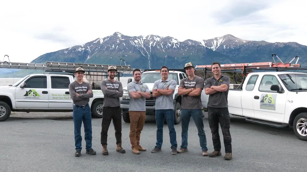 Slide of Greener Shingles Alaska