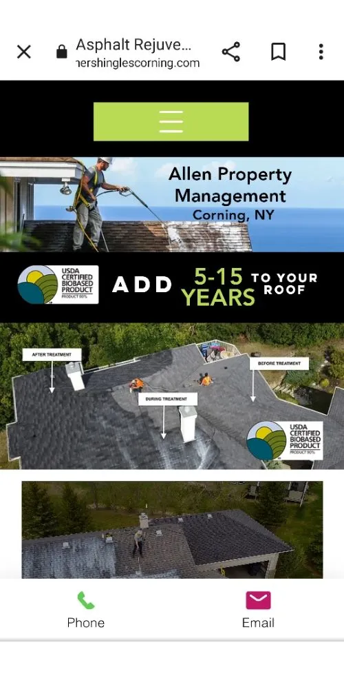 Slide of Greener Shingles