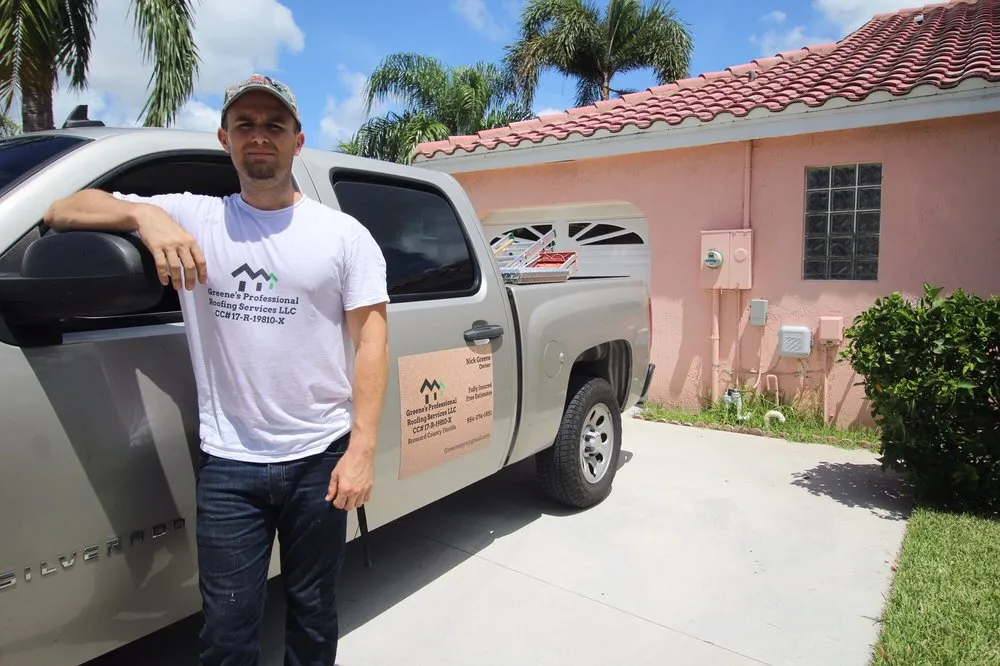 Slide of Greene's Professional Roofing Services