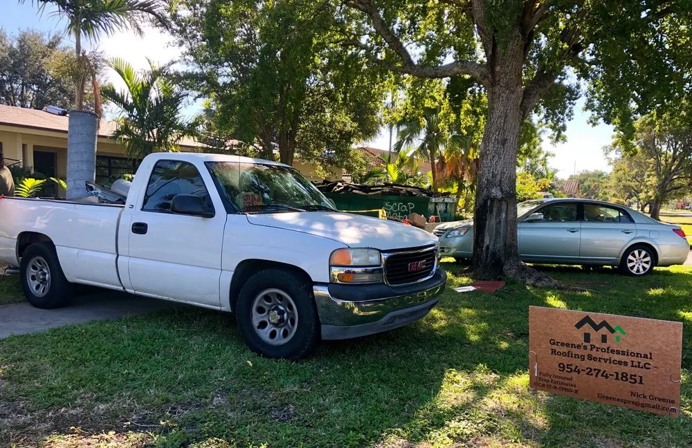 Slide of Greene's Professional Roofing Services