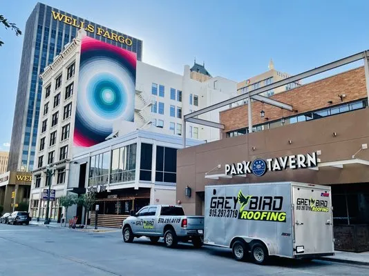 Grey Bird Roofing Logo