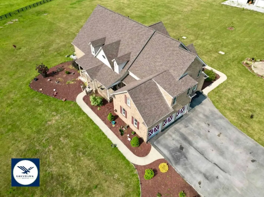 Licensed roof replacement for homes in Lexington-Fayette, KY by GreyHawk Roofing