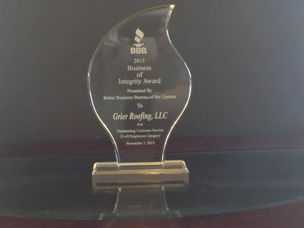 Slide of Grier Roofing - Columbia