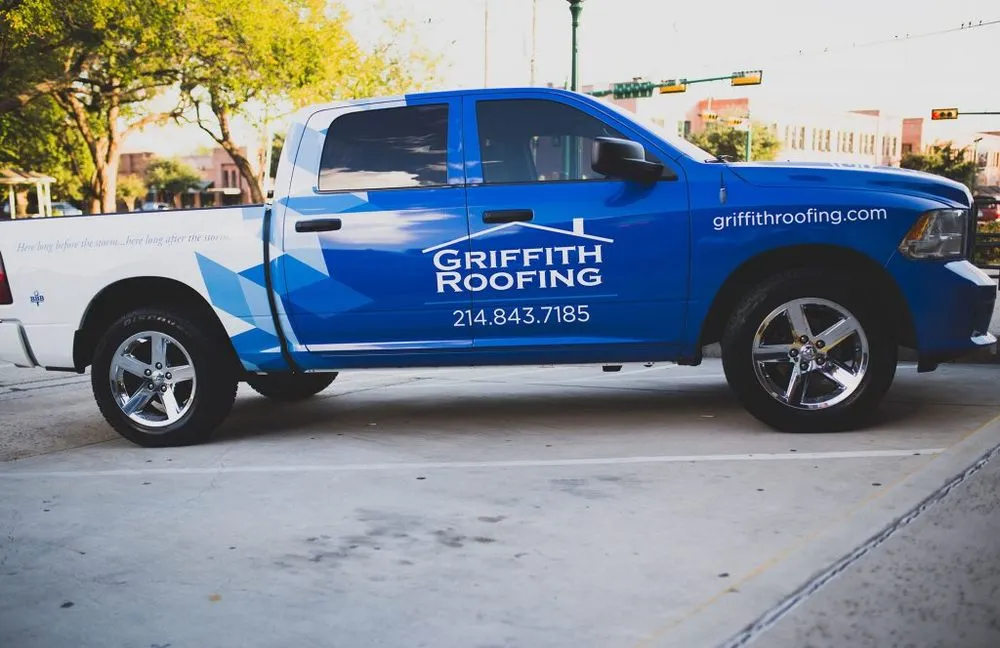 Slide of Griffith Roofing