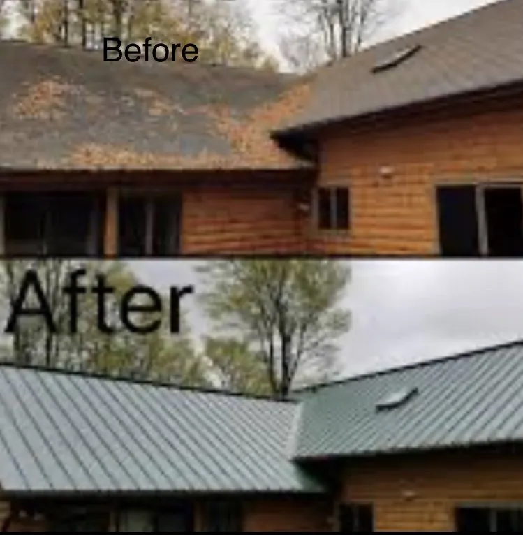 Slide of Grimes metal roofing