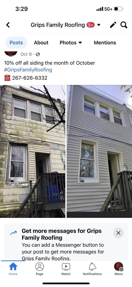 Slide of Grips Family Roofing