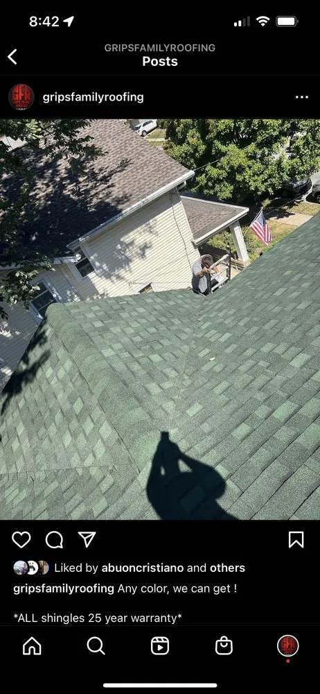 Slide of Grips Family Roofing