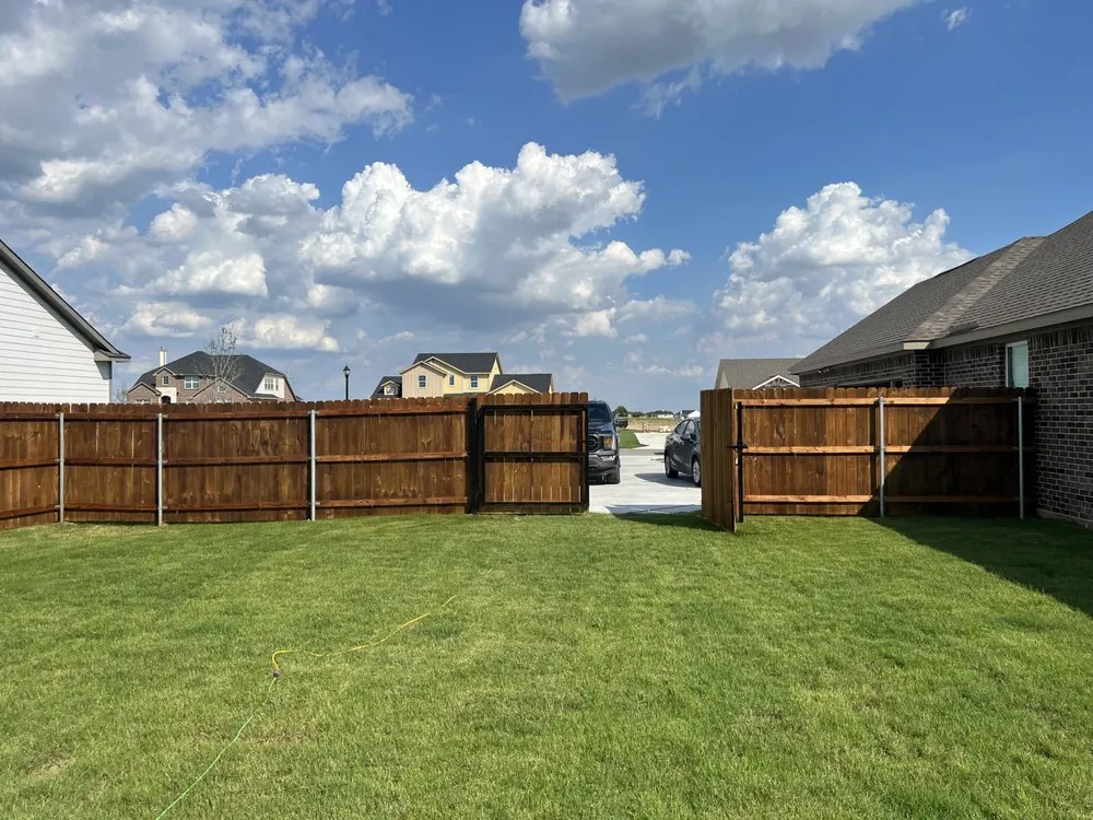 Slide of Grizzly Fence and Patio