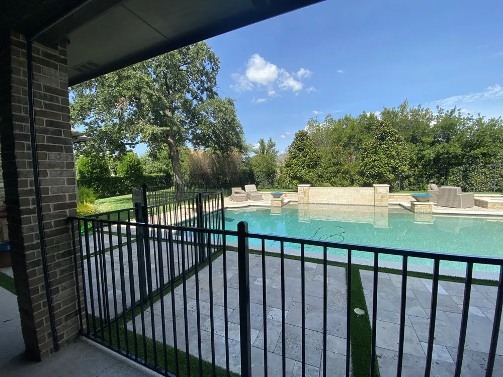Slide of Grizzly Fence and Patio