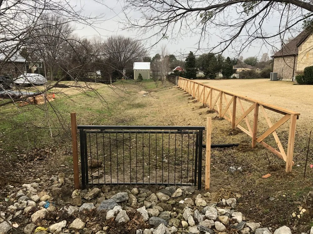 Slide of Grizzly Fence and Patio