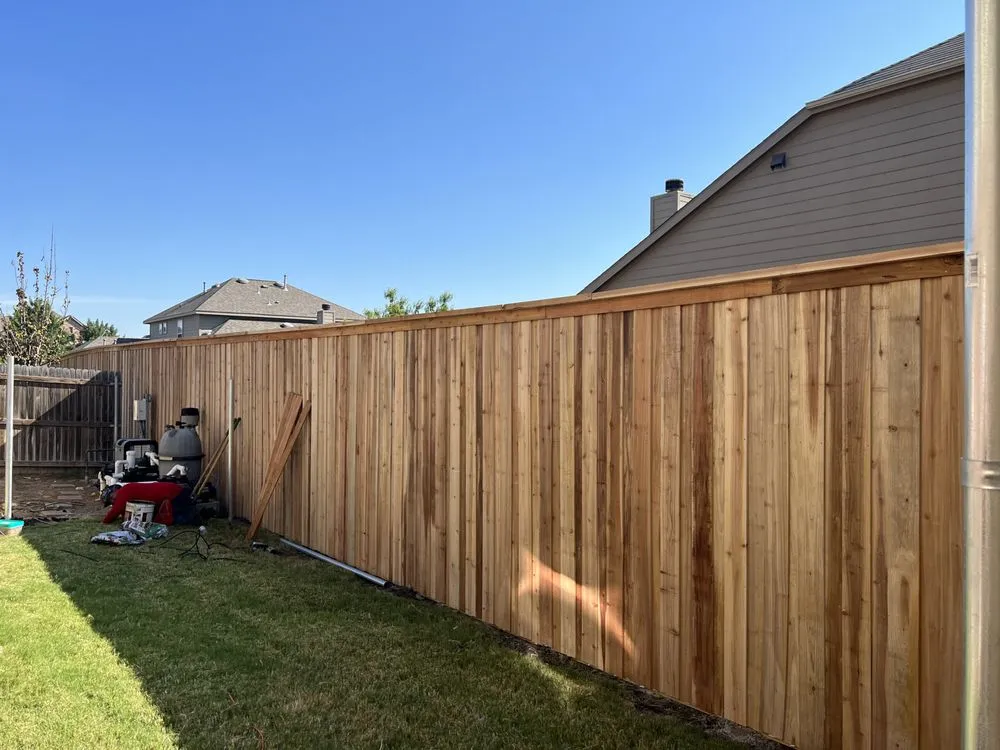 Slide of Grizzly Fence and Patio