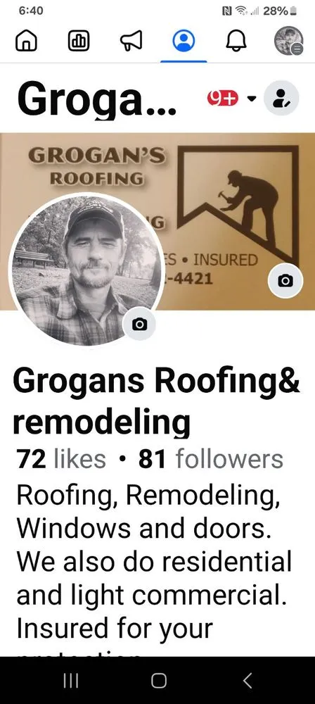 Slide of Grogan Roofing and Remodeling
