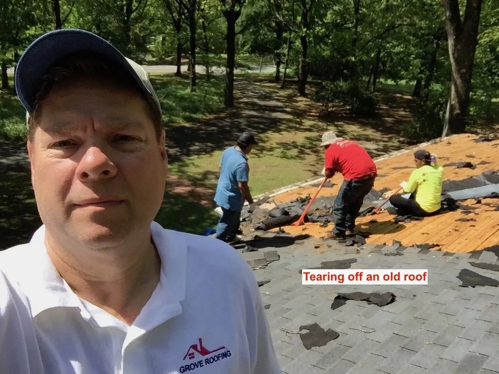 Slide of Grove Roofing