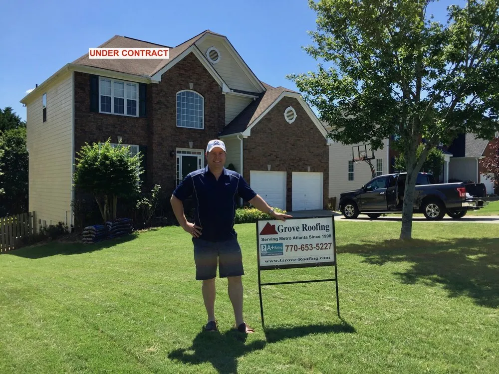 Slide of Grove Roofing