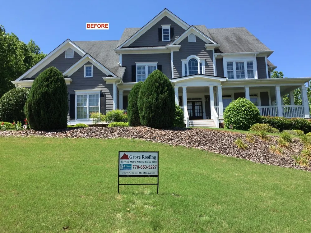 Slide of Grove Roofing