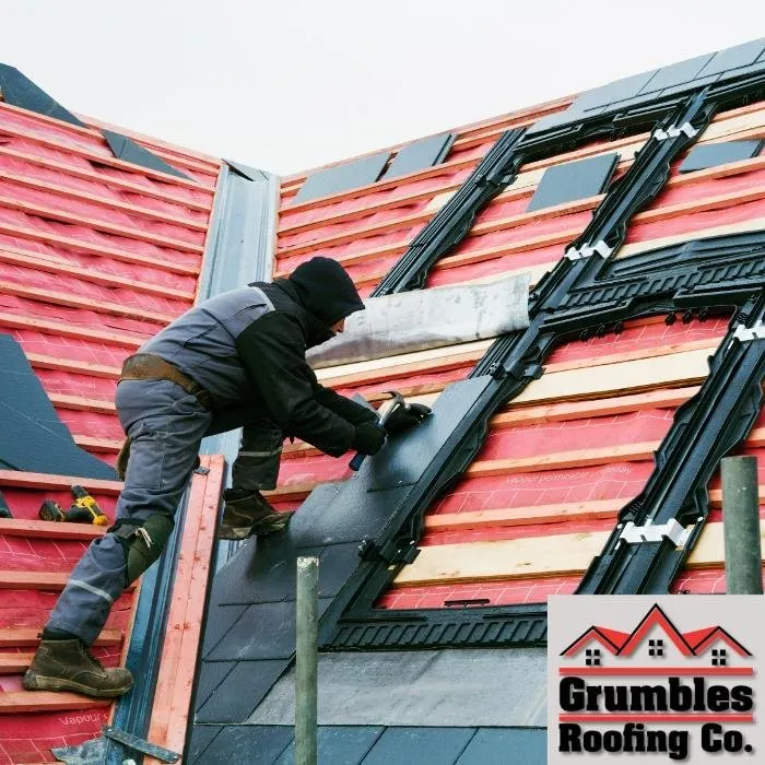 Slide of Grumbles Roofing
