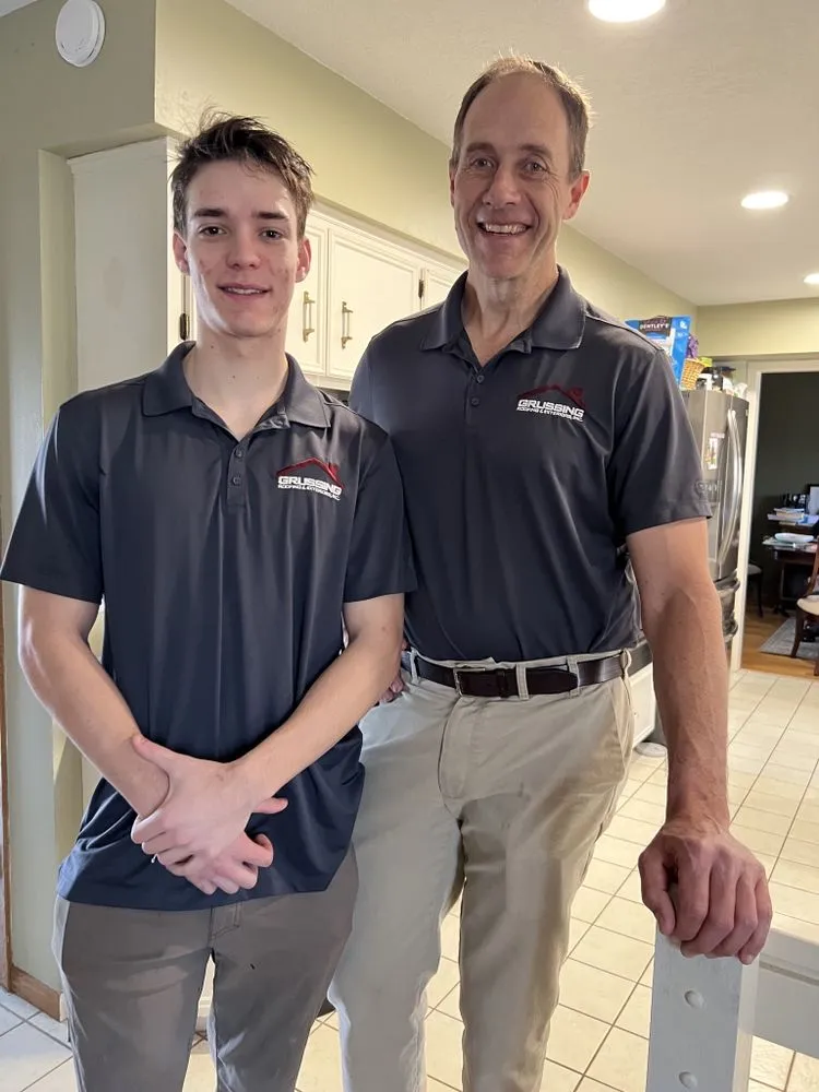 Slide of Grussing Roofing