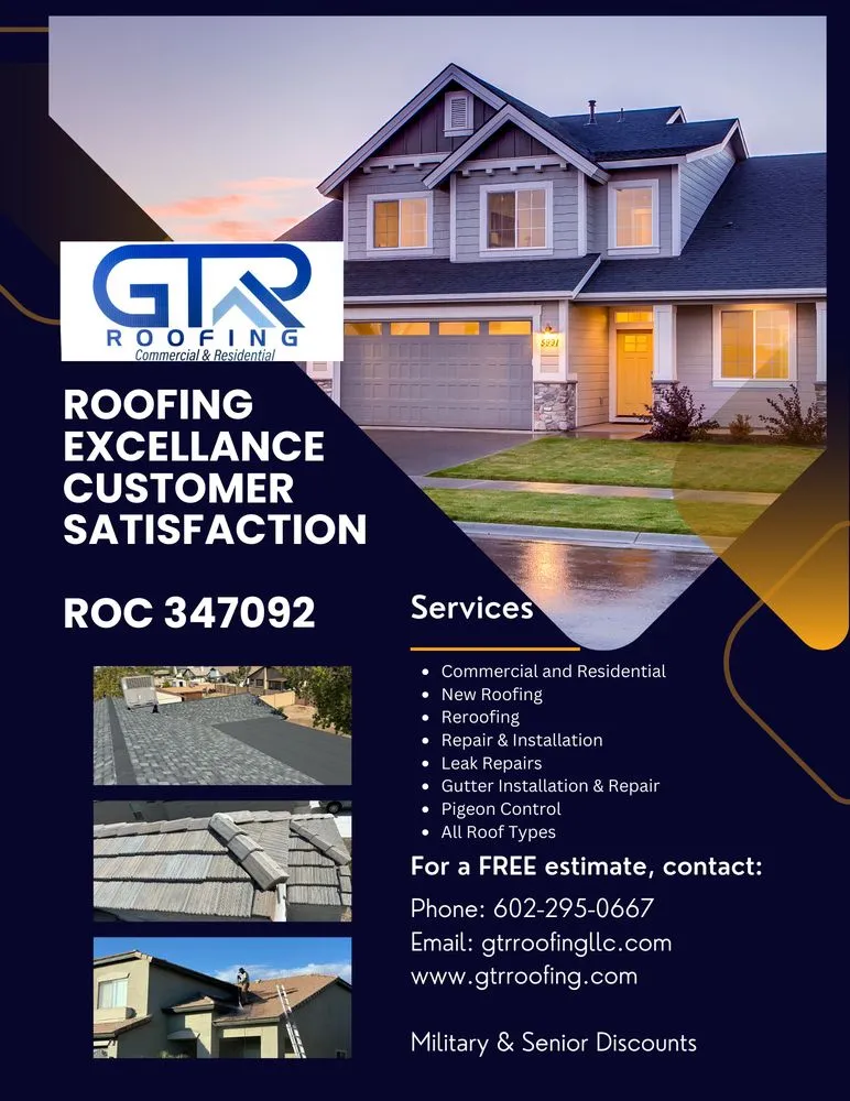 Slide of GTR Roofing