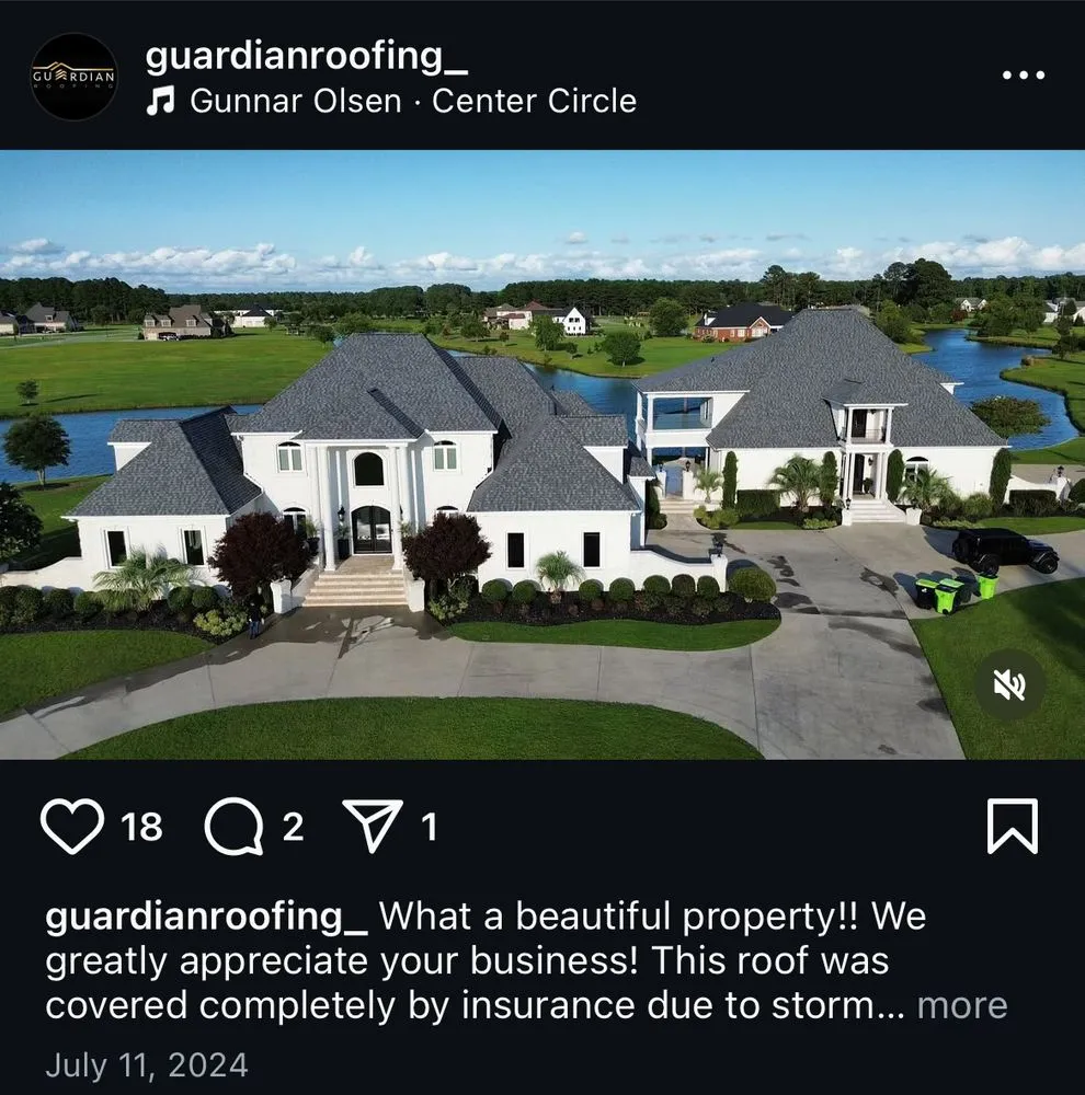 Slide of Guardian Roofing
