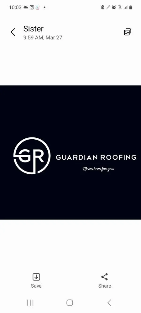 Slide of Guardian Roofing