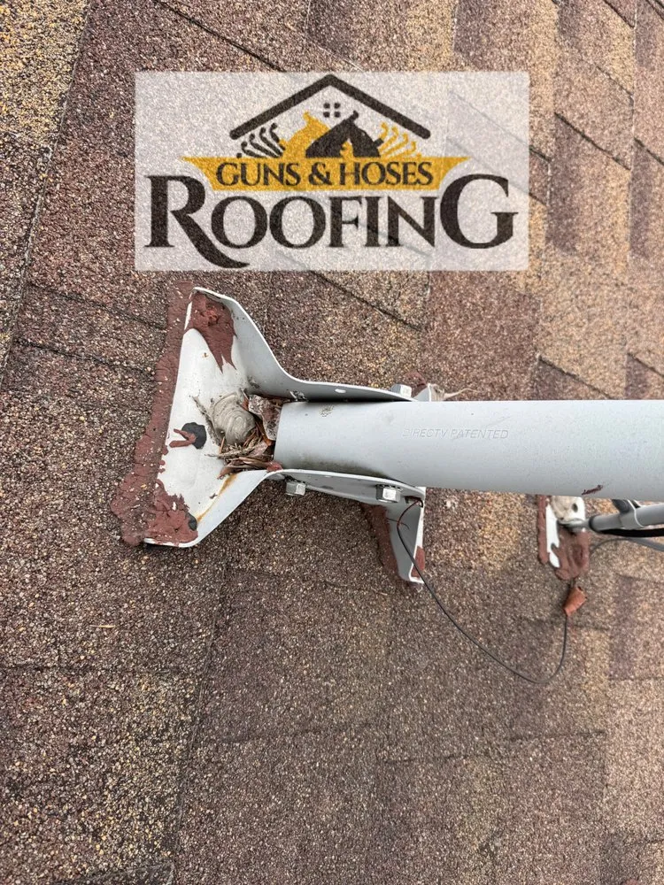 Slide of Guns & Hoses Roofing