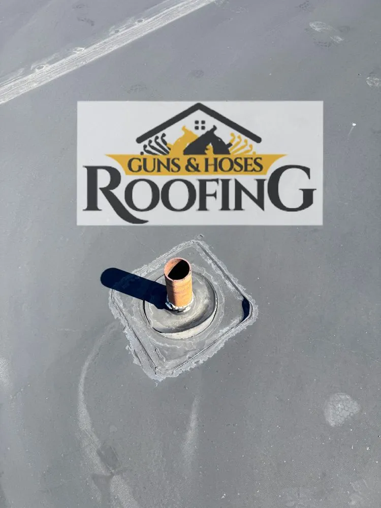 Slide of Guns & Hoses Roofing