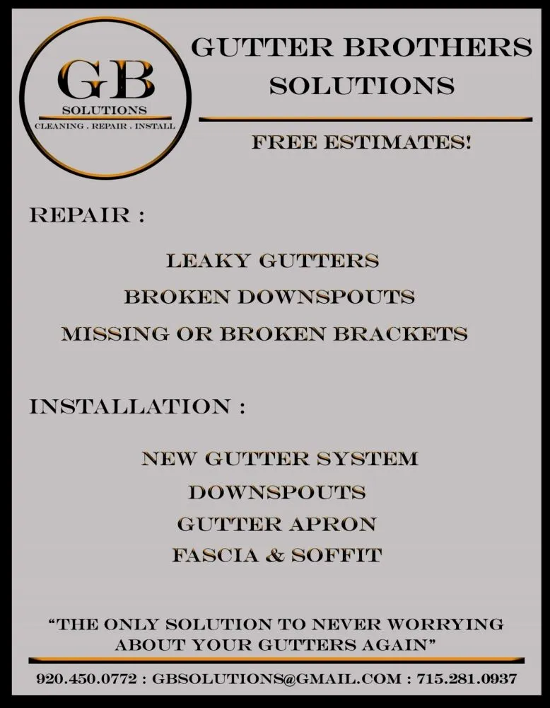 Slide of Gutter Brothers Solutions