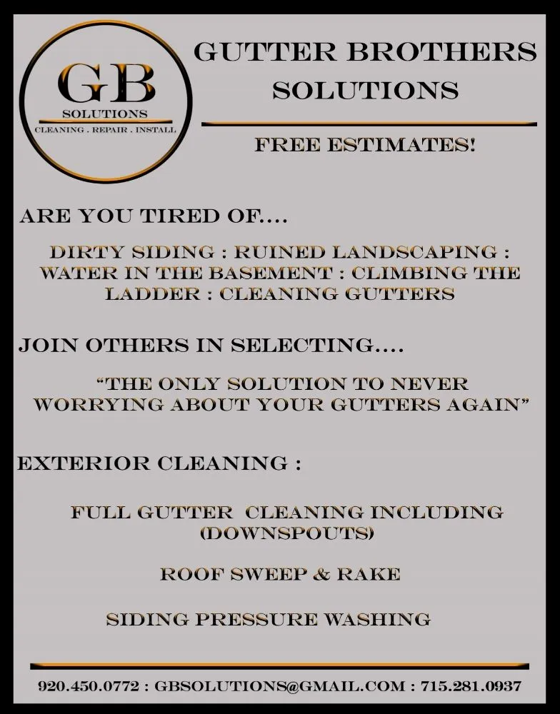 Slide of Gutter Brothers Solutions