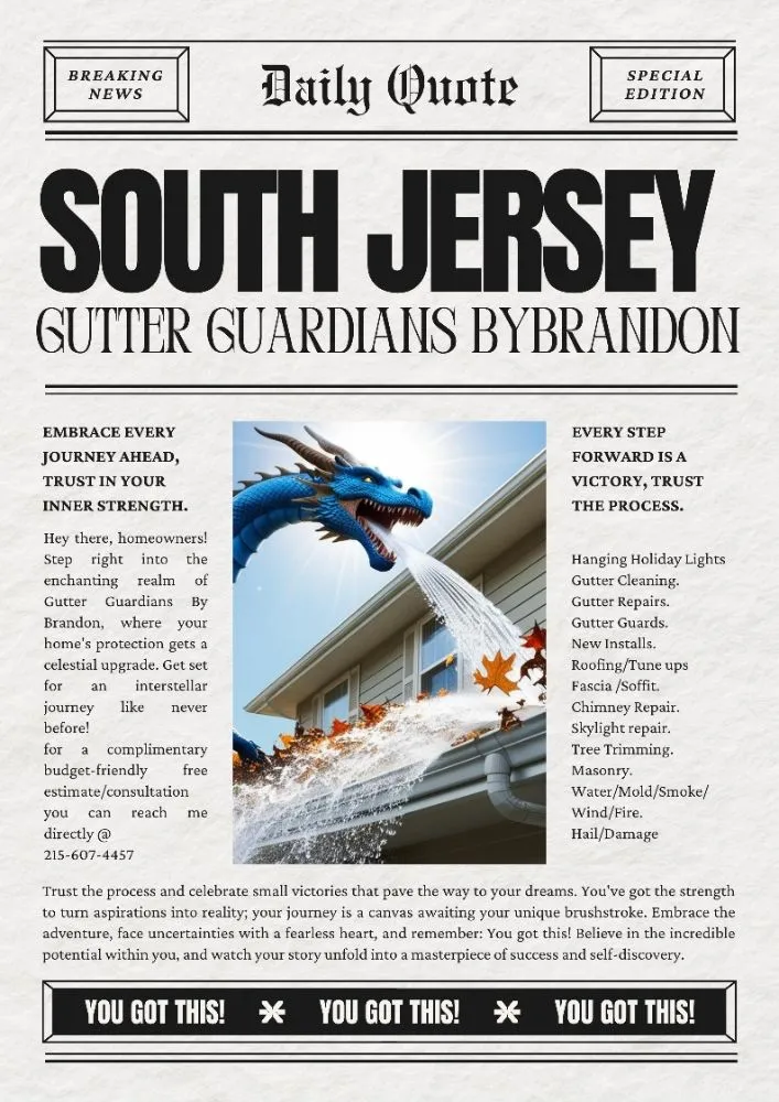 Slide of Gutter Guardians By Brandon