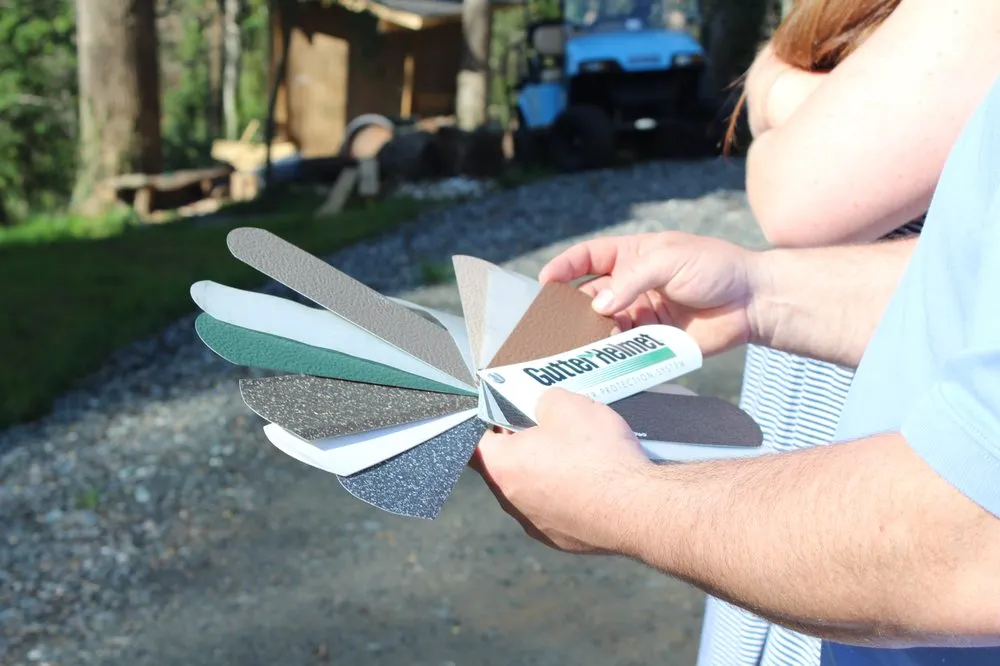 Slide of Gutter Helmet