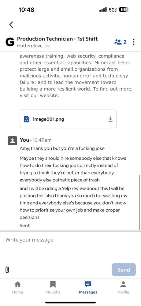 Slide of Gutterglove