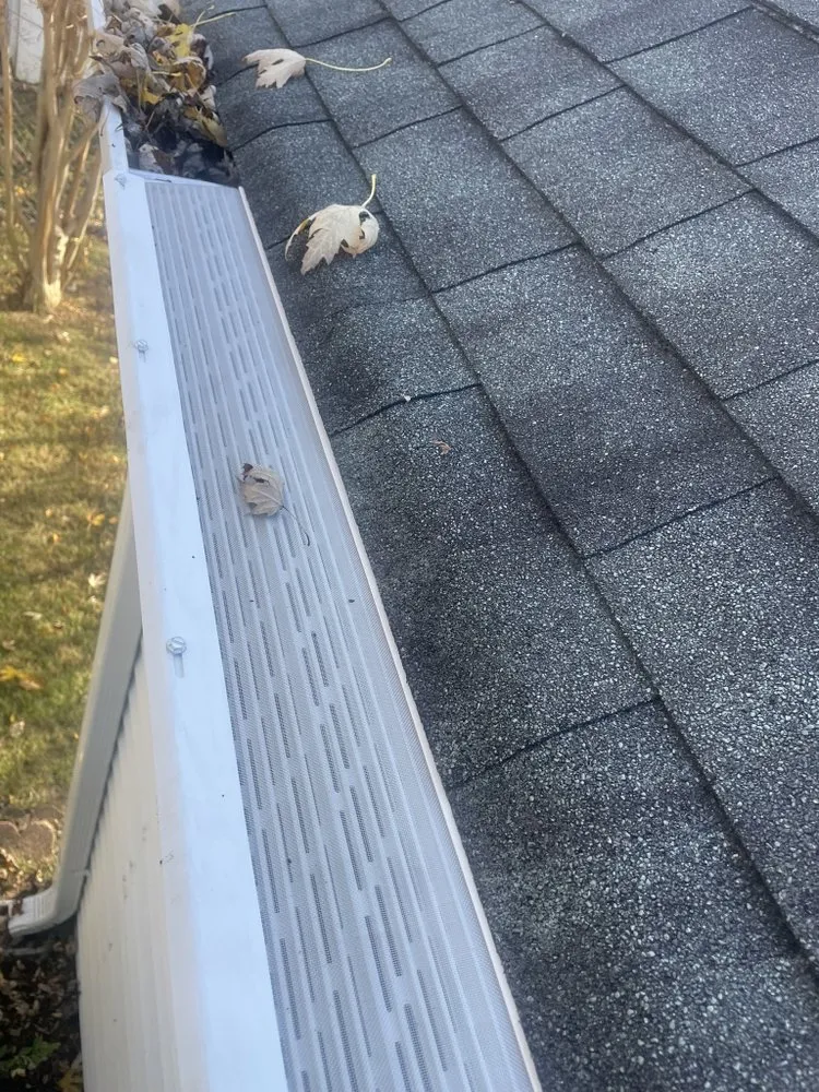 Slide of Gutters Cleaning