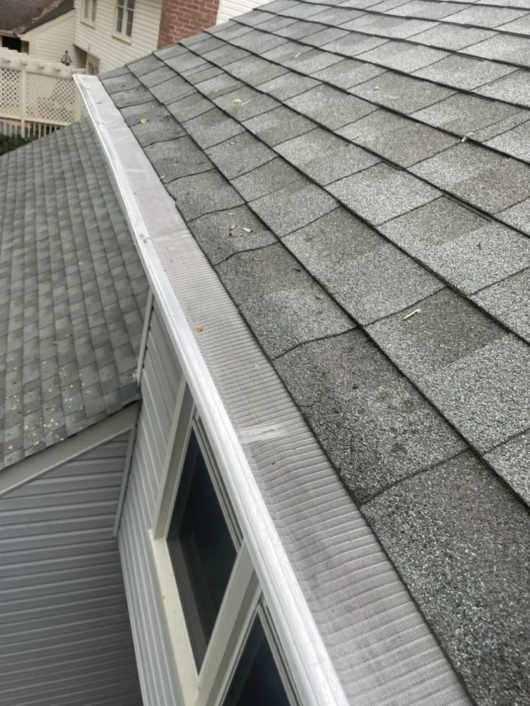 Slide of Gutters Cleaning