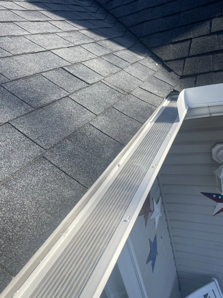 Slide of Gutters Cleaning