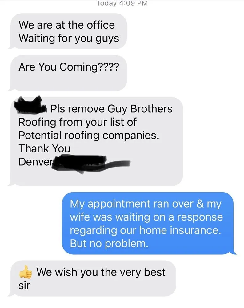 Slide of Guy Brothers Roofing - South Alabama