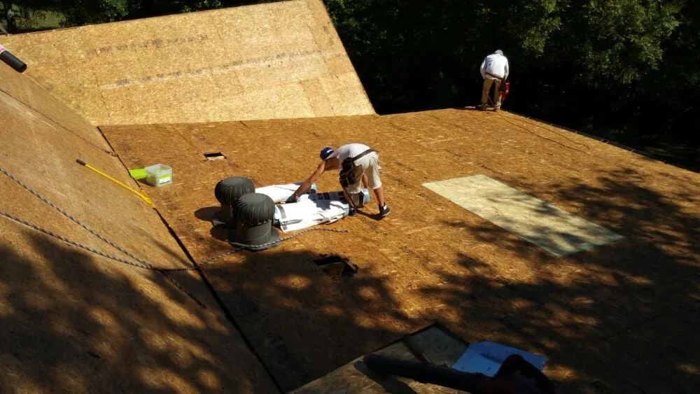 Slide of Guyton Roofing