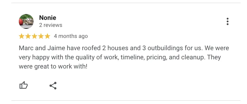 Slide of H & G Roofing