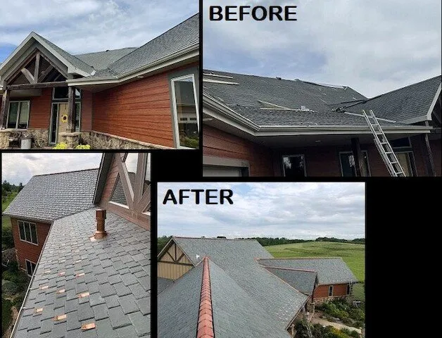 Emergency flat roof repair in Waterloo, NE - H & H Exteriors