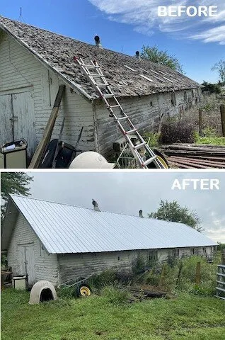 Emergency shingle roofing service same-day service across Waterloo, NE - H & H Exteriors