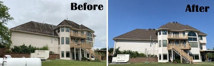 Top-rated shingle roofing service in Waterloo, NE by H & H Exteriors
