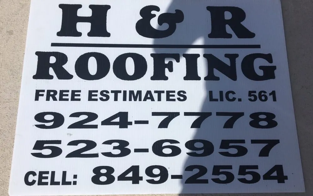 Slide of H & R Roofing