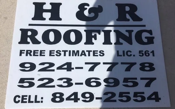 H & R Roofing Logo